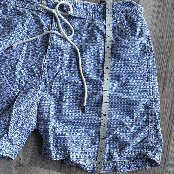 Scotch & Soda Men’s Blue And White Bathing Suit - Size Small - Picture 11 of 12